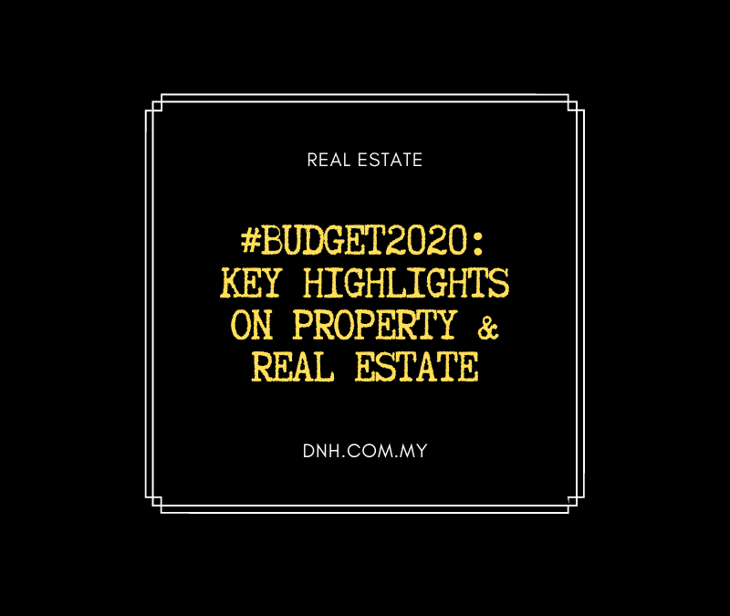 #Budget2020: Highlights on Property & Real Estate