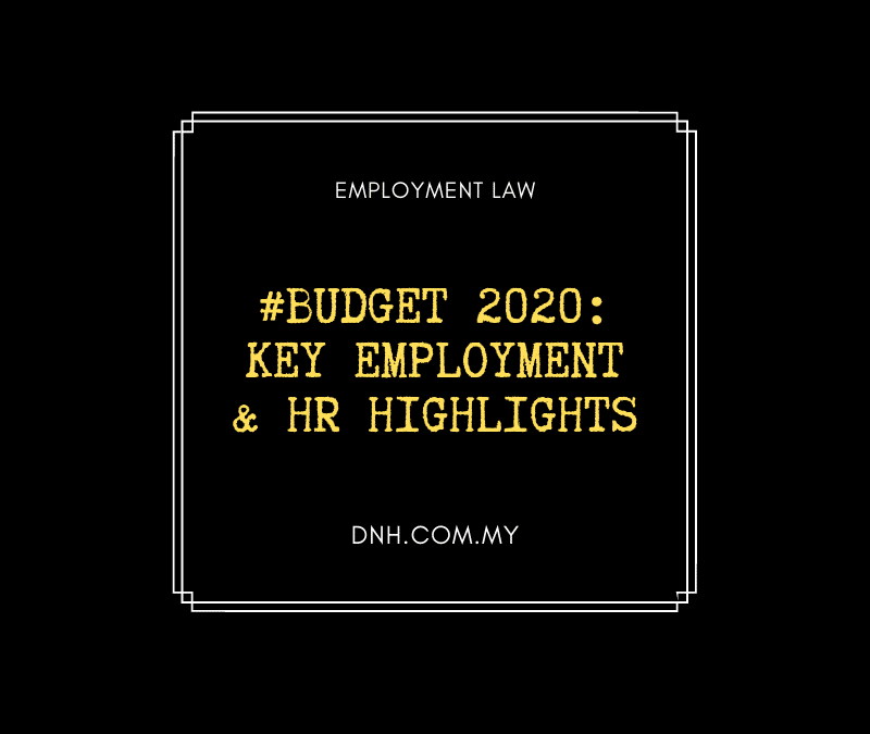 #Budget 2020: Key Employment & HR Highlights