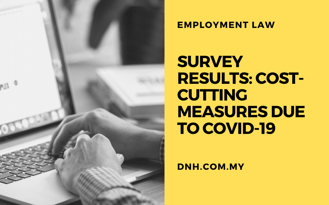 Survey Results: Cost-Cutting Measures due to COVID-19