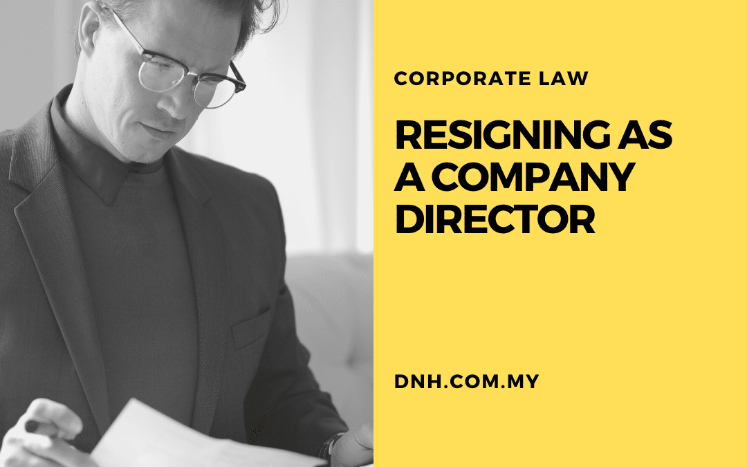 Resigning as a Company Director