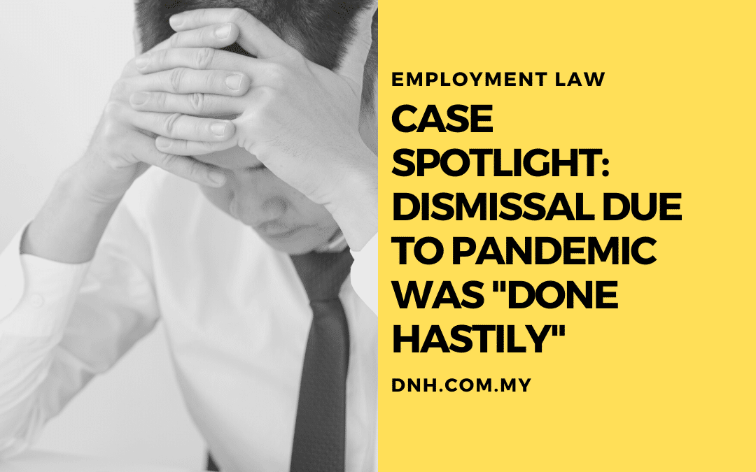 Case Spotlight: Dismissal due to Pandemic was “done hastily”