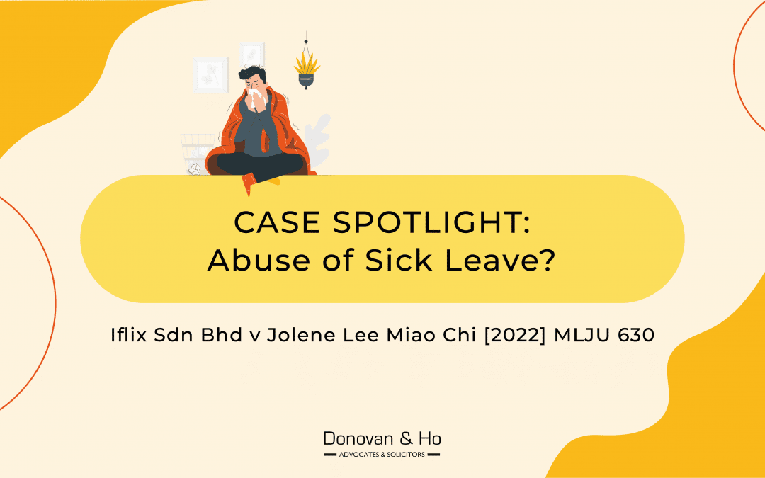 Case Spotlight: Abuse of Sick Leave?