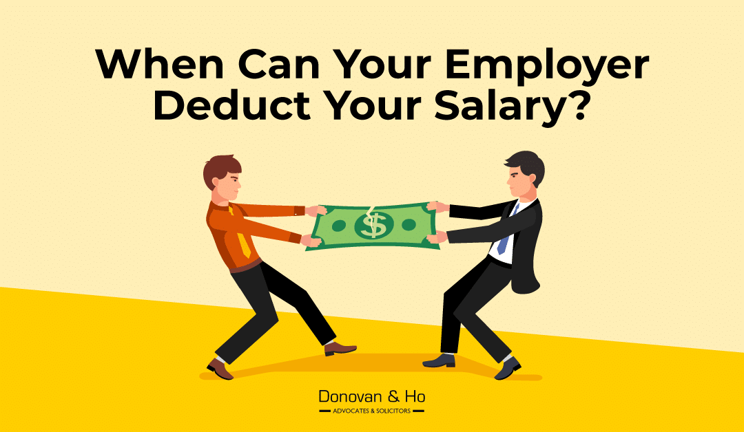 When Can Your Employer Deduct Your Salary?