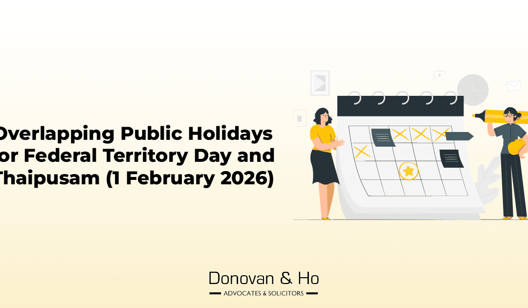 Overlapping Public Holidays for Federal Territory Day and Thaipusam (1 February 2026)